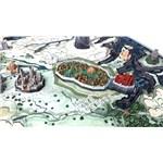 4D Cityscape 4D puzzle Hra o trůny - Mapa Západozemí (Westeros)6