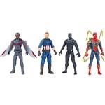 Avengers Infinity War Sada 4 Figurek 30 cm Černý Panter Iron Spider Kapitan Amerika Falcon od Hasbro3