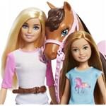 Barbie a Stacie s koněm GXD652