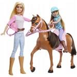 Barbie a Stacie s koněm GXD651