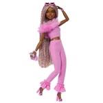 Barbie deluxe modelka - kalhotový kostým2