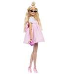 Barbie deluxe modelka - šaty s mašlí2