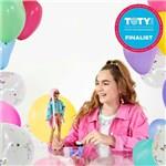Lalka Barbie Extra Fashion - różowe warkocze #10 z gumką GXF094