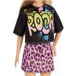 Barbie Fashionista 155 Puppe mit Rock'n'Roll Kleidung GRB473