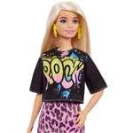 Barbie Fashionista 155 Puppe mit Rock'n'Roll Kleidung GRB472