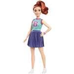 Barbie Fashionistas 232 Spódniczka sportowa i podkoszulek HYT903
