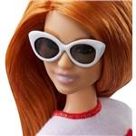 Barbie Fashionistas - Panenka modelka s duhovým tričkem zrzka3