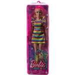 Barbie Fashionistas 197 duhové šaty HJR963