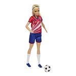 Barbie fotbalová panenka - Barbie v červeném dresu2