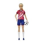Barbie fotbalová panenka - Barbie v červeném dresu3