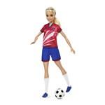 Barbie fotbalová panenka - Barbie v červeném dresu4