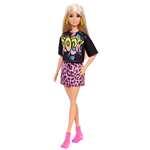 Barbie Fashionista 155 Puppe mit Rock'n'Roll Kleidung GRB471