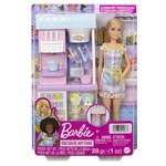 BARBIE HERNÍ SET PRODAVAČKA ZMRZLINY BLONDÝNKA1