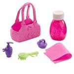 PANENKA BARBIE KOUPEL PEJSKŮ sada s panenkou a pejsky GDJ376