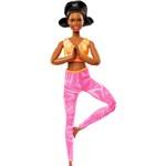 Barbie Made To Move Jogínka v růžových legínách HRH283