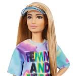 Lalka Barbie Model Femme i zadziorna sukienka 159 GRB51 FBR372