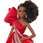 Barbie Panenka Holiday Doll 2019 Kudrnatá  Brunetka2