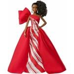 Bábika Barbie Holiday Doll 2019 Kučeravá brunetka1