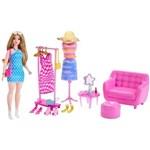 Barbie Panenka Stylistka + šatna HPL782