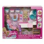 Barbie Salón krásy herní set s běloškou1