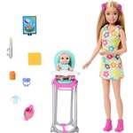 Barbie Skipper Niania karmi dziecko HTK351