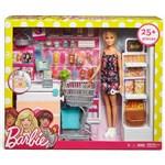 Barbie Supermarket Set Playset Blonde s panenkou1