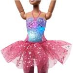 Barbie svítící magická baletka s růžovou sukní5