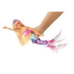 Mattel Barbie Svítící mořská panna s pohyblivým ocasem běloška1