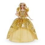 Mattel Barbie Vánoční panenka Blondýnka 20201