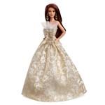 Barbie Vánoční panenka Hnědovláska 2025 JBH971
