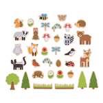 Bigjigs Toys Magnetky lesní zvířátka1