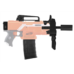 Zestaw Blasterparts SMG-Kit 2 z czarnym tłumikiem do Nerf Stryfe lub Phoenix 2
