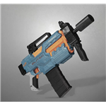 Zestaw Blasterparts SMG-Kit 2 z czarnym tłumikiem do Nerf Stryfe lub Phoenix 5