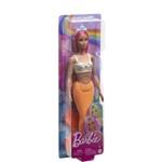 Mattel Barbie Bajkowa Syrenka - pomarańczowy HRR053