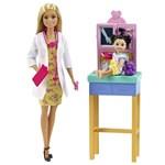Barbie povolání herní set dětská doktorka blondýnka1