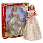 Barbie Signature - Vánoční sběratelská panenka s blond vlasy JBH951