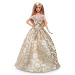 Barbie Signature - Vánoční sběratelská panenka s blond vlasy JBH951