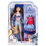 DISNEY ILY 4EVER MÓDNÍ PANENKA S MOTIVEM STITCHE A SADOU DOPLŇKŮ 30 CM1