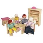 Dřevěná vila s nábytkem a panenkami4