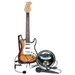 Elektrická rocková kytara se zesilovačem mikrofonem a headsetem2
