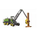 Farmer - kombajn John Deere 127OG z 1 kłodą drewna1