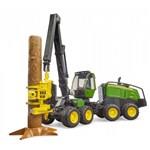 Farmer - kombajn John Deere 127OG z 1 kłodą drewna3