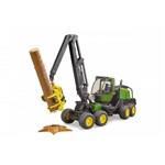 Farmer - kombajn John Deere 127OG z 1 kłodą drewna6