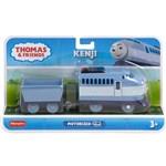 Fisher Price - Motorizovaná lokomotiva Kenji s vozem HHN401