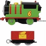 Fisher Price - Motorizovaná lokomotiva PERCY s vagónem HDY60 HFX931