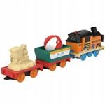 Fisher Price - Motorizovaný plážový vlak Nia s vozy HMK051