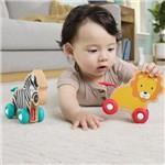 Fisher Price Dřevěná zvířátka POSTRKOVACÍ LEV A ZEBRA5