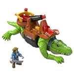 Fisher Price Imaginext Kráčející krokodýl a Kapitán Hook, Mattel DHH634