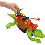 Fisher Price Imaginext Kráčející krokodýl a Kapitán Hook, Mattel DHH632