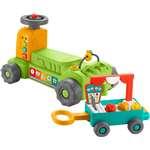 Fisher-Price Môj traktor na farme 4 v 1 - vzdelávacia súprava hračiek s prívesom na ťahanie, 4 hracie režimy, 3 úrovne, viacjazyčná verzia, detská hračka, od 9 mesiacov do 3 rokov1